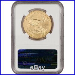 2011-W American Gold Eagle (1 oz) $50 Burnished NGC MS70 25th Anniversary