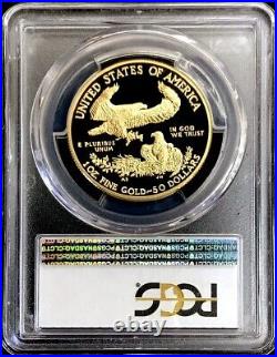 2011 W Gold $50 Proof American Eagle 1 Oz Coin Pcgs Proof 70 Dcam