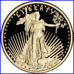 2012-W American Gold Eagle Proof 1/4 oz $10 in OGP
