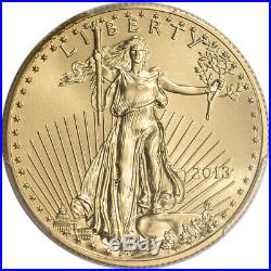 2013 American Gold Eagle 1/2 oz $25 PCGS MS70