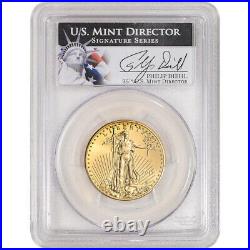2013 American Gold Eagle 1/2 oz $25 PCGS MS70 Philip Diehl Signed