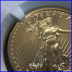 2014 1/2 oz American Gold Eagle Coin MS-70 NGC (EARLY RELEASES) $25 MS70 NGC