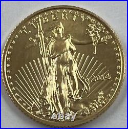 2014 American Liberty Gold Eagle 1/10 Ounce Gold Coin Uncirculated