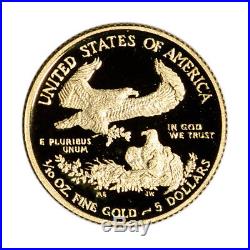 2014-W American Gold Eagle Proof (1/10 oz) $5 in OGP