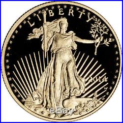 2014-W American Gold Eagle Proof (1/2 oz) $25 in OGP