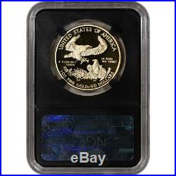 2014-W American Gold Eagle Proof 1 oz $50 NGC PF70 Early Releases Black