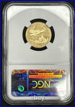 2015 1/4 oz American Gold Eagle Coin NGC MS70 First Day Of Issue