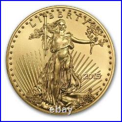 2015 American Eagle Gold 1oz $50 NGC MS70