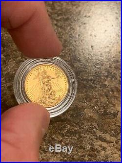 2015 American Gold Eagle $5 1/10 oz Coin
