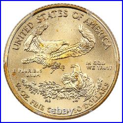 2015 Gold Eagle $10 PCGS MS70 (First Strike) 1/4 oz Gold 1/4 oz Gold