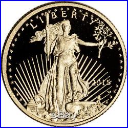 2015-W American Gold Eagle Proof (1/4 oz) $10 in OGP
