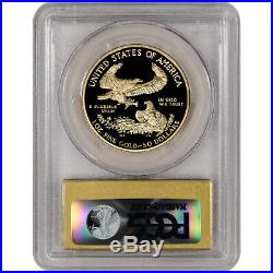 2015-W American Gold Eagle Proof (1 oz) $50 PCGS PR69 DCAM First Day Gold Foil
