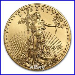2016 1/10 oz Gold American Eagle BU SKU #93746