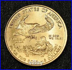 2016 1/10 oz. Ounce GREAT $5 Dollar GOLD American Eagle Gold Coin Uncirculated