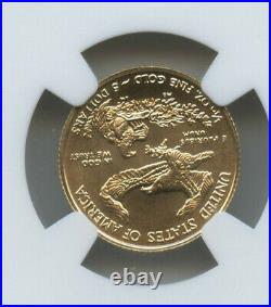 2016 $5 Gold Eagle Perfect MS 70 NGC 30th Anniversary Holder