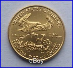 2016 American Eagle 1/10oz Gold Coin