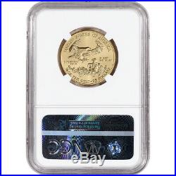 2016 American Gold Eagle (1/2 oz) $25 NGC MS70 First Day of Issue 1st Label
