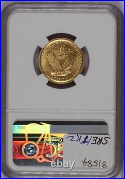 2016-W 24k Gold 1/4 oz. 25 Cents Standing Liberty Gold SP 70