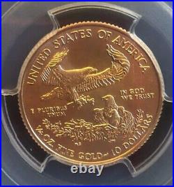 2017 $10 American Gold Eagle 1/4 ozt PCGS MS70 St. Gaudens Label, Low Population