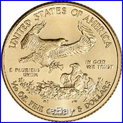 2017 American Gold Eagle 1/10 oz $5 NGC MS70 Gold Label Black Core