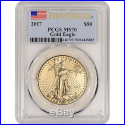 2017 American Gold Eagle (1 oz) $50 PCGS MS70 First Strike