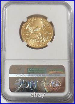 2017 GOLD AMERICAN EAGLE $25 ST GAUDENS SIGNED COIN 1/2oz NGC MINT STATE 70 FDOI