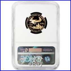 2017-W Proof $10 American Gold Eagle 1/4 oz NGC PF70UC Blue ER Label