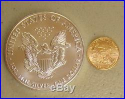 2018 1 oz American Silver Eagle & 2018 1/10 oz American Gold Eagle Bullion Coins
