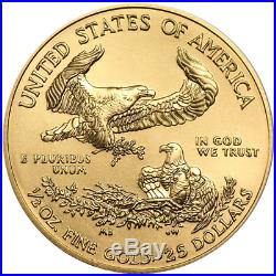 2018 $25 American Gold Eagle 1/2 oz Brilliant Uncirculated
