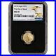 2018 American Gold Eagle (1/10 oz) $5 NGC MS70 First Day Issue Grade 70 Black