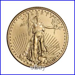 2018 American Gold Eagle (1/10 oz) $5 PCGS MS70 First Strike
