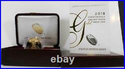 2018-W $25 1/2 Ounce Key Date Proof Gold Eagle in Original Government Packaging