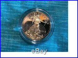 2018 W American Eagle One Ounce Gold Proof Coin w Double Box & COA