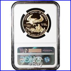 2018-W Proof $50 American Gold Eagle 1 oz NGC PF70UC Blue ER Label