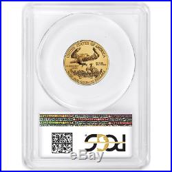 2019 $10 American Gold Eagle 1/4 oz. PCGS MS70 FDOI Flag Label
