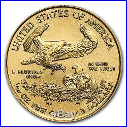 2019 1/10 oz Gold American Eagle (50-Coin MintDirect Tube) SKU#171748