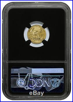 2019 1/10 oz Gold American Eagle $5 NGC MS70 Black Core Gold Foil Label SKU58245