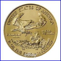2019 1/2 oz Gold American Eagle $25 GEM BU SKU55912