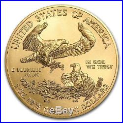 2019 1 oz Gold American Eagle $50 Coin Brilliant Uncirculated