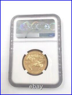 2019 $25 1/2ozt 1st Day MS-70 NGC Ronald Reagan Signed Gold Eagle