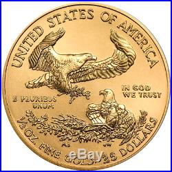 2019 $25 American Gold Eagle 1/2 oz Brilliant Uncirculated