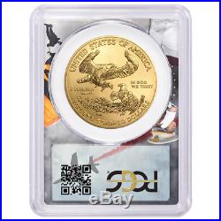 2019 $50 American Gold Eagle 1 oz. PCGS MS70 First Strike West Point Frame