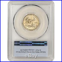 2019 American Gold Eagle 1/4 oz $10 PCGS MS70 First Strike Flag Label