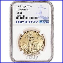 2019 American Gold Eagle 1 oz $50 NGC MS70 Early Releases