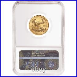 2020 $10 American Gold Eagle 1/4 oz. NGC MS70 Brown Label
