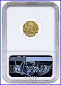 2020 1/10 oz Gold American Eagle $5 NGC MS70 FR Exclusive Eagle Label SKU59547