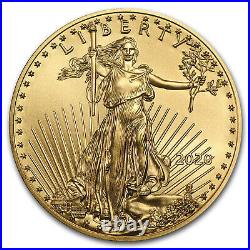 2020 1/10 oz Gold American Eagle BU SKU#196123