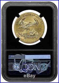 2020 1 oz Gold American Eagle $50 NGC MS70 FDI Black Core Holder SKU59589