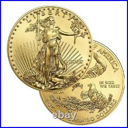 2020 1 oz Gold American Eagle Coin Brilliant Uncirculated
