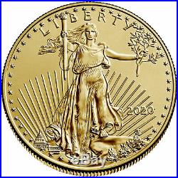 2020 $50 American Gold Eagle 1 oz Brilliant Uncirculated